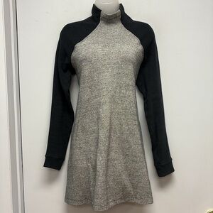 Lobo Mau Mock Neck Long Sleeve Tunic / Swing Dress Size Small